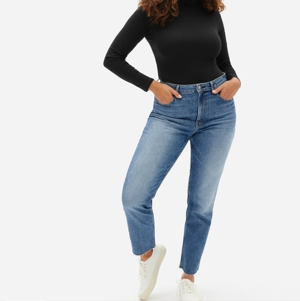 NWT Everlane The Curvy Cheeky high rise Jean size 23 regular